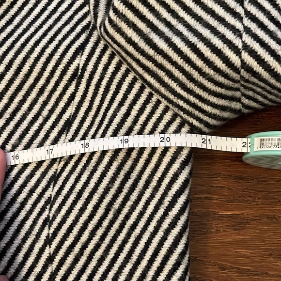 ❤️ Jones New York wool blend jacket leather trim one button women’s 12 - Picture 9 of 10